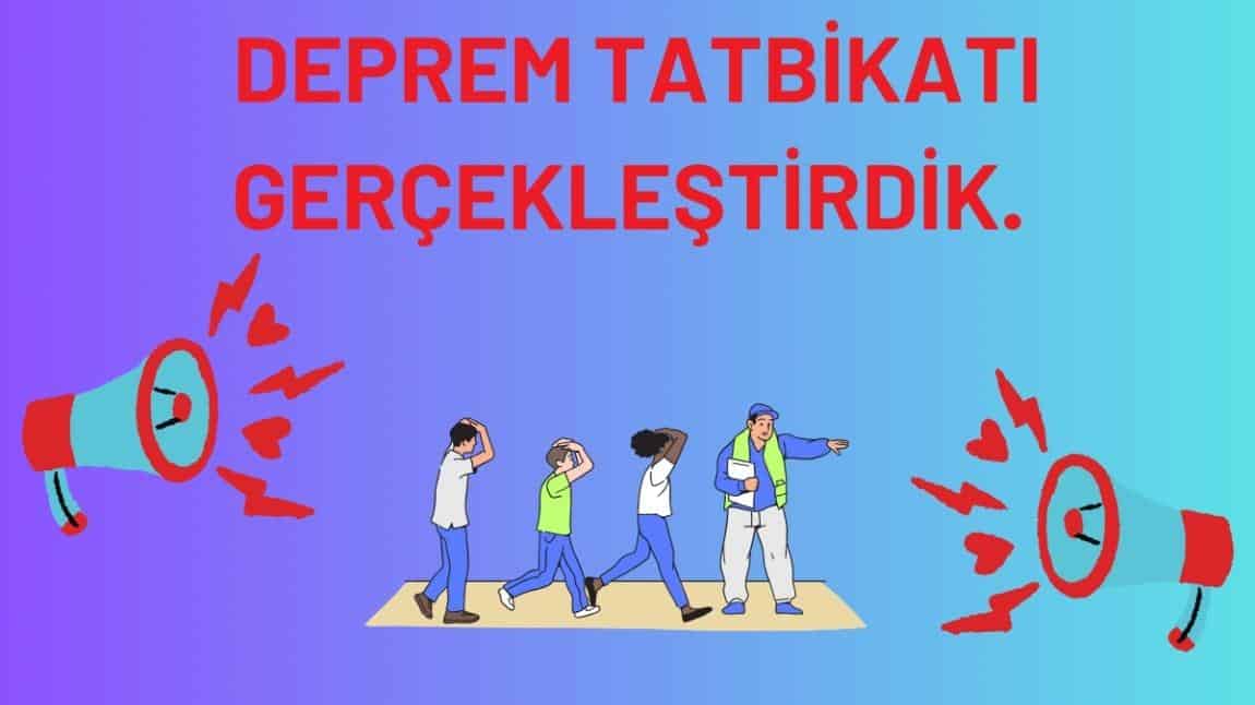Okulumuzda Deprem Tatbikatı